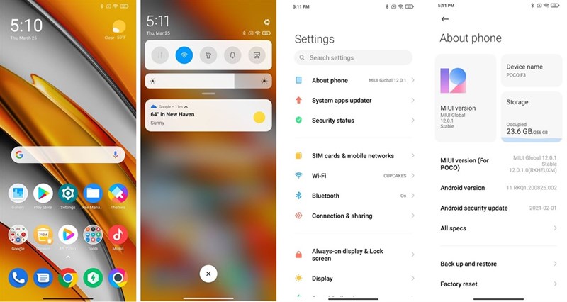 Phần mềm Xiaomi là chưa tương xứng với sức mạnh tiềm năng của POCO F3 Phần mềm Xiaomi là chưa tương xứng với sức mạnh tiềm năng của POCO F3
