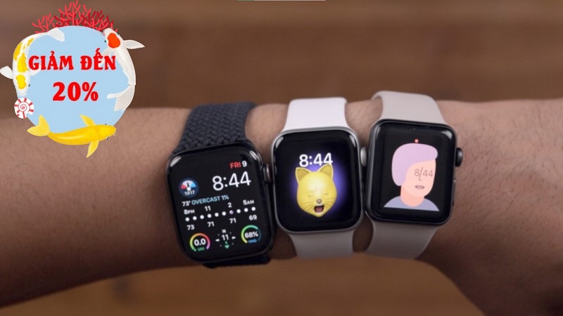 Đồng hồ thông minh Apple Watch S6, Apple Watch SE giảm đến 20% Đồng hồ thông minh Apple Watch S6, Apple Watch SE giảm đến 20%