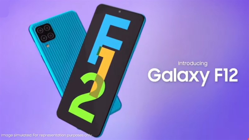 Thiết kế tổng thể của Samsung Galaxy F12