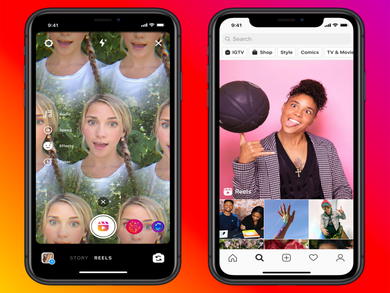 Bạn có thể tìm kiếm nhạc và quay video với nhiều hiệu ứng khác nhau trên Instagram Reels