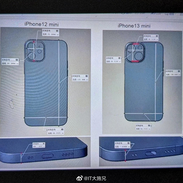 Ảnh CAD render iPhone 13 rò rỉ