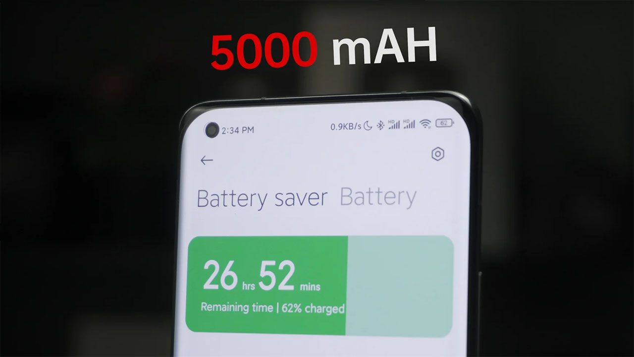 Mi 11 Ultra sở hữu viên pin 5000 mAh