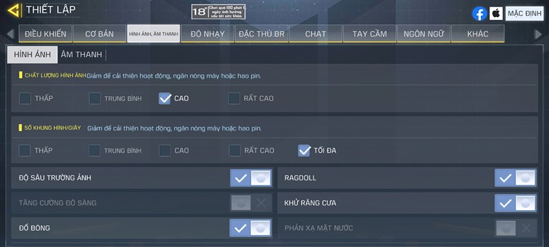 Setting Call Of Duty Mobile Setting Call Of Duty Mobile