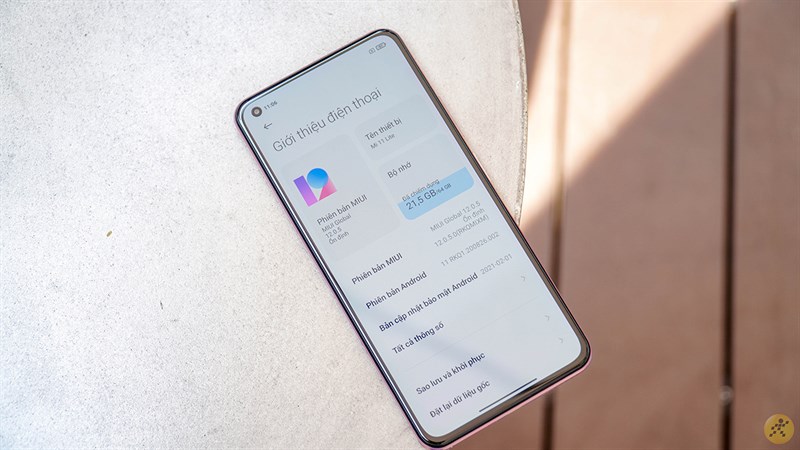 Cấu hình của Xiaomi Mi 11 Lite Cấu hình của Xiaomi Mi 11 Lite