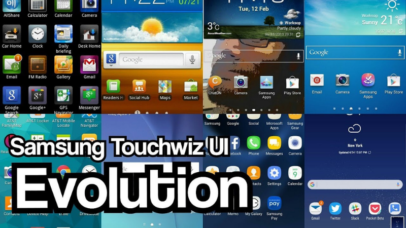 Nhìn giao diện TouchWiz cũ có làm các SamFan xao xuyến? (Nguồn: Cris Amoled).