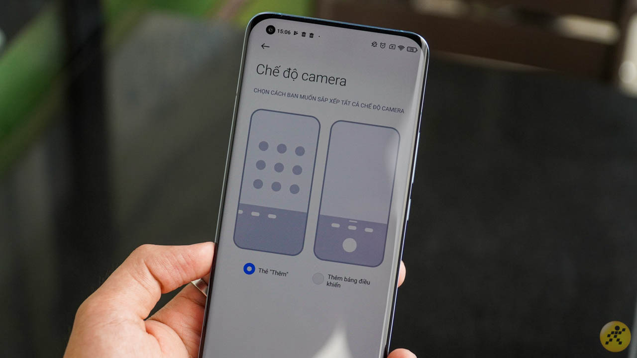 Bạn có thể thay đổi chế độ camera một cách dễ dàng Bạn có thể thay đổi chế độ camera một cách dễ dàng