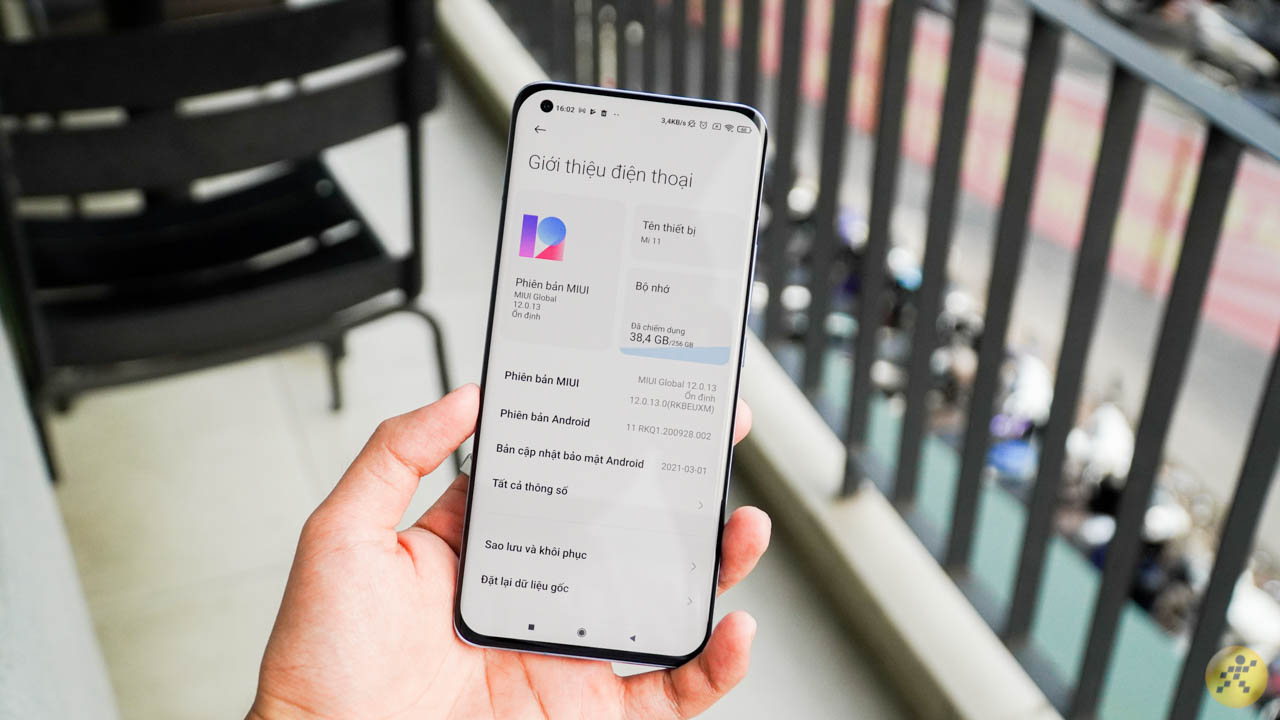 Cấu hình phần cứng của Xiaomi Mi 11 5G Cấu hình phần cứng của Xiaomi Mi 11 5G