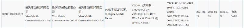 Vivo x60t Pro đạt chứng nhận 3C
