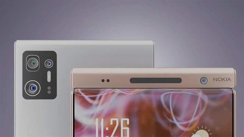 Mặt sau của Nokia Flip Mặt sau của Nokia Flip