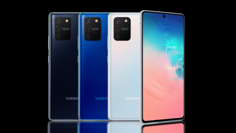 Các tùy chọn màu sắc của S10 Lite nhưng mình chỉ ấn tượng mỗi màu trắng ngọc trai mà thôi. (Nguồn: Samsung). Các tùy chọn màu sắc của S10 Lite nhưng mình chỉ ấn tượng mỗi màu trắng ngọc trai mà thôi. (Nguồn: Samsung).