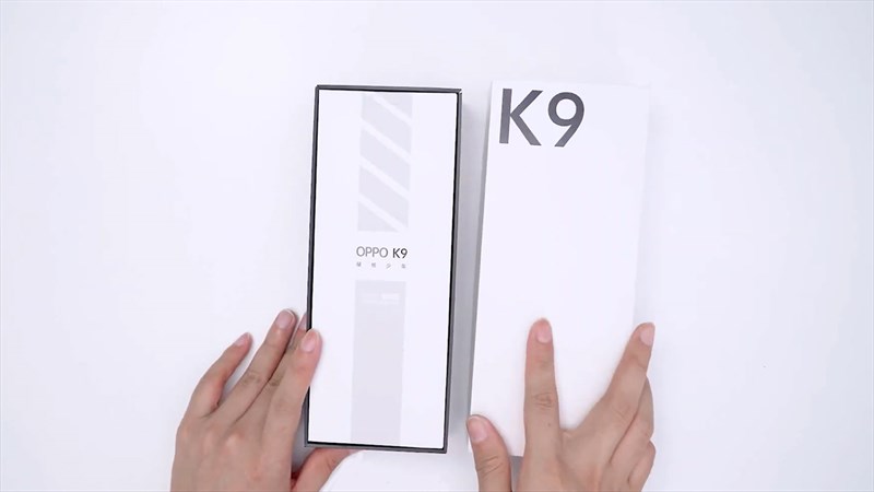 Hộp của OPPO K9 5G Hộp của OPPO K9 5G
