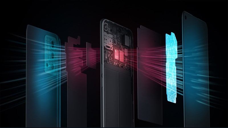 OPPO K9 5G được trang bị thêm công nghệ tản nhiệt VC OPPO K9 5G được trang bị thêm công nghệ tản nhiệt VC