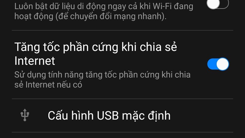 Tùy chọn nhà phát triển Samsung Tùy chọn nhà phát triển Samsung