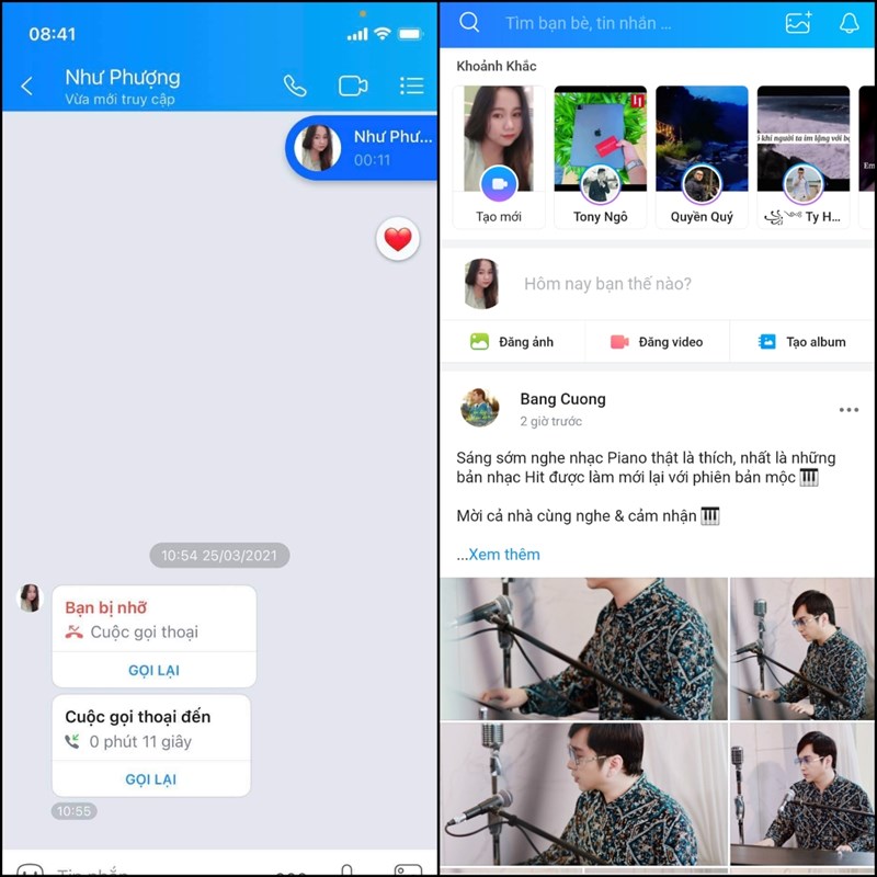 Thu nhỏ màn hình cuộc gọi để bạn có thể làm nhiều việc khác hơn trong khi gọi Zalo Thu nhỏ màn hình cuộc gọi để bạn có thể làm nhiều việc khác hơn trong khi gọi Zalo
