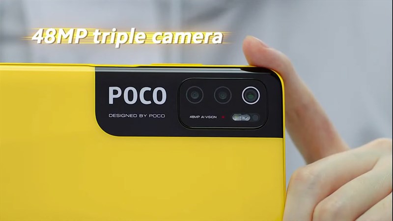 Cụm 3 camera trên POCO M3 Pro 5G Cụm 3 camera trên POCO M3 Pro 5G