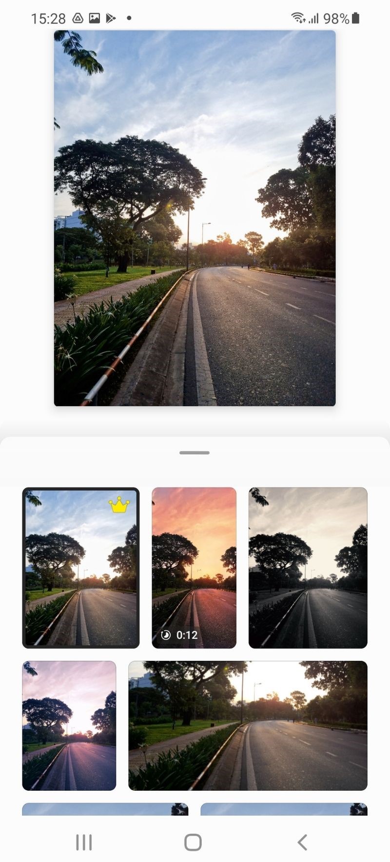 Đây là kết quả sau khi mình sử dụng tính năng Single Take 2.0 trên Galaxy S21 5G.