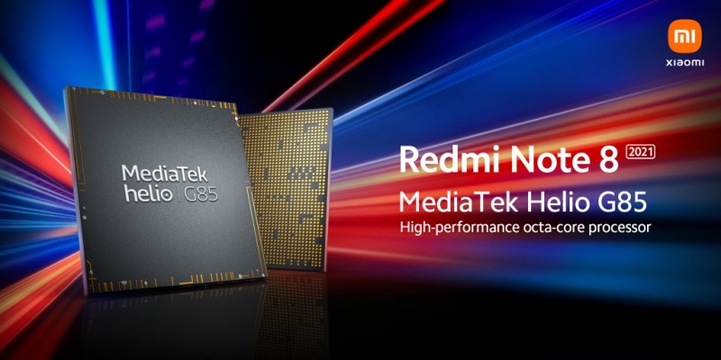 Redmi Note 8 2021 chuyển sang dùng chip MediaTek Helio G85