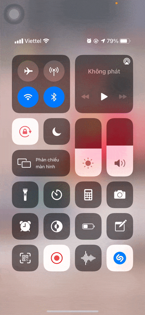 Tính năng nhận diện bài hát trên iPhone 11 chạy iOS 14.6.
