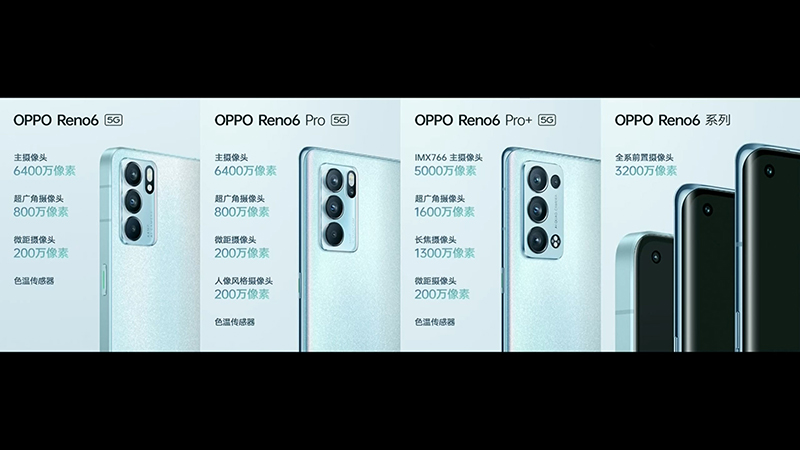 OPPO Reno6 5G có cụm ba camera chất lượng với cảm biến chính 64 MP