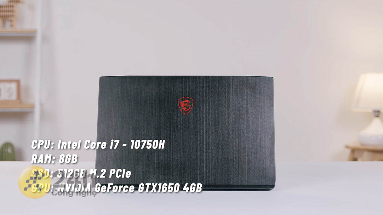 Cấu hình phần cứng của MSI GF75 Thin 10SCXR