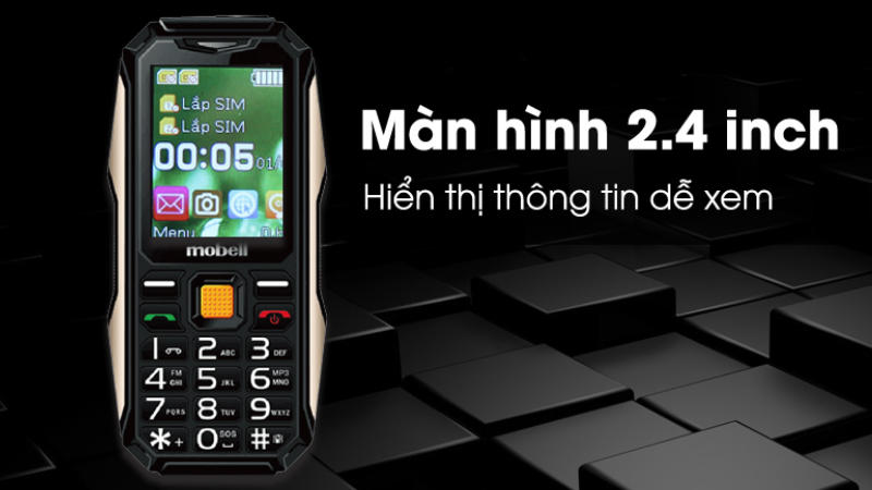 TOP 3 điện thoại cục gạch nghe gọi cực bền, phím lớn, pin siêu trâu, giá dưới 600k, thích hợp làm quà tặng cho người lớn tuổi