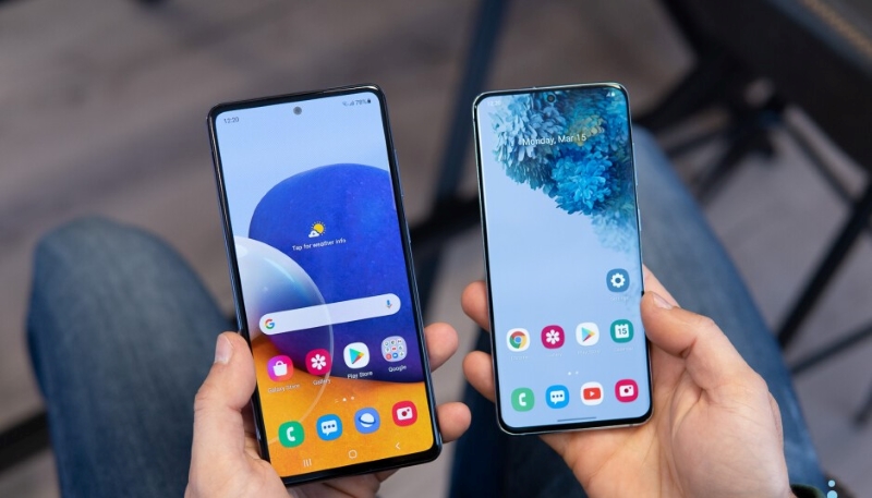 Galaxy A72 vs Galaxy S20+ Galaxy A72 vs Galaxy S20+