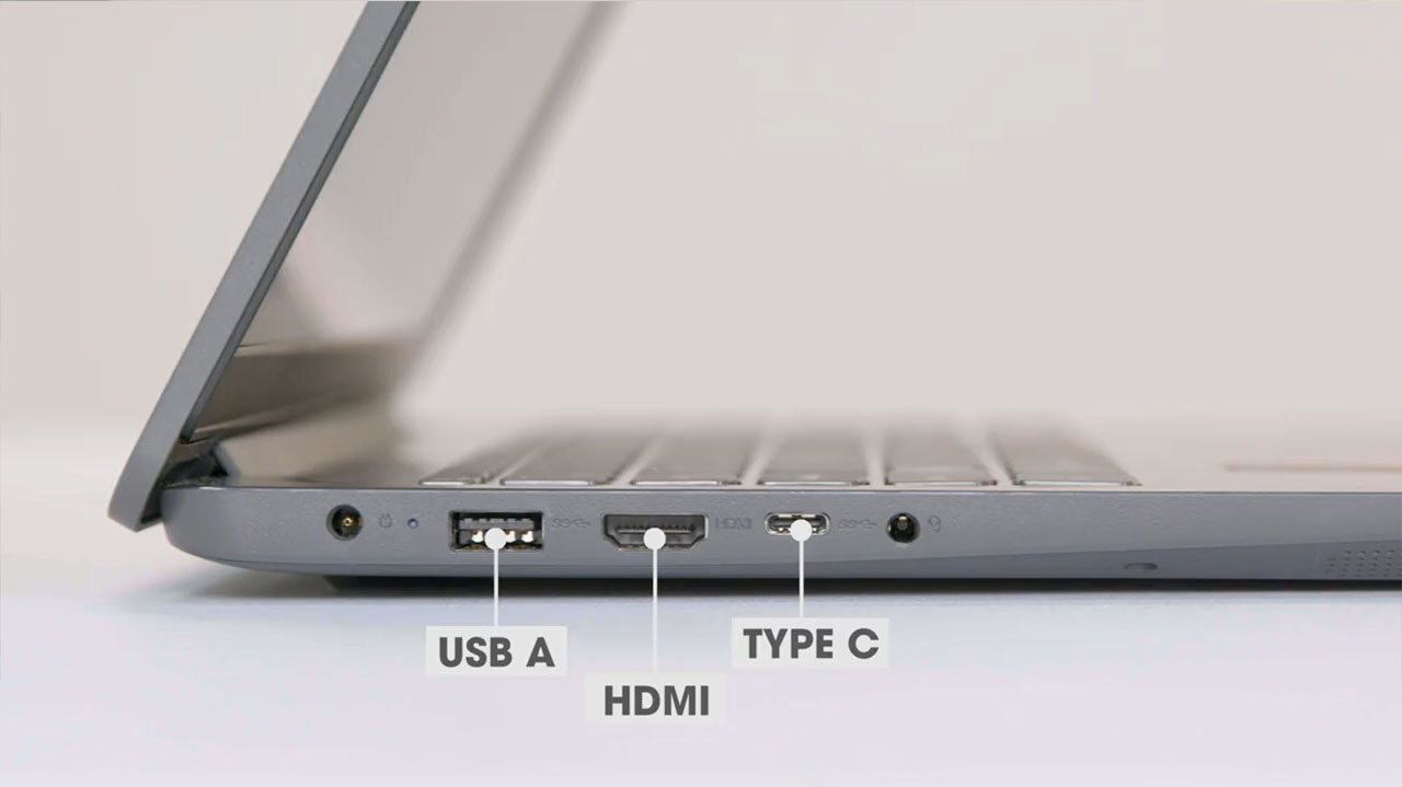 Cạnh trái của hai chiếc laptop Cạnh trái của hai chiếc laptop
