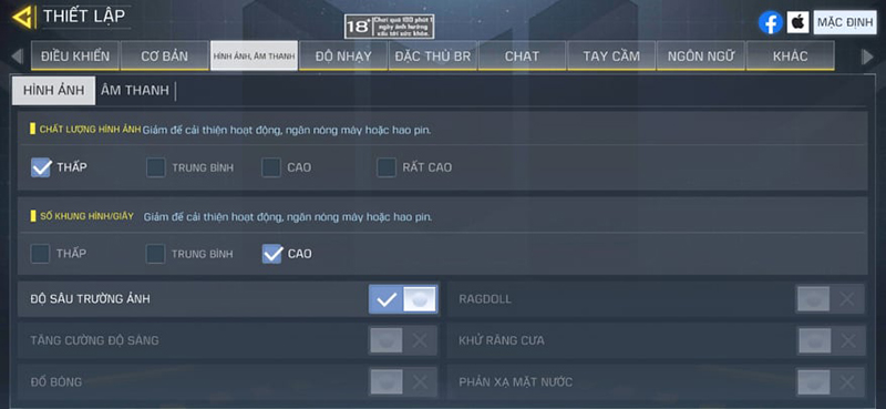 Thiết lập game Call Of Duty trên Redmi 9T Thiết lập game Call Of Duty trên Redmi 9T