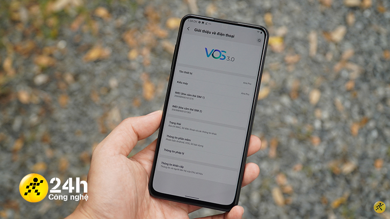 Trước khi cập nhật thì Vsmart Aris Pro của mình ở bản VOS 3.0 (dựa trên Android 10). Trước khi cập nhật thì Vsmart Aris Pro của mình ở bản VOS 3.0 (dựa trên Android 10).
