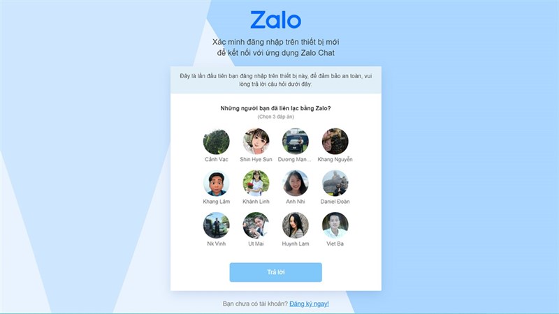 Chat Zalo web