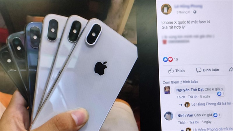 iPhone mất faceid