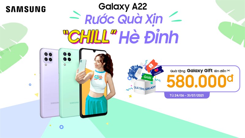 ƯU ĐÃI KHI MUA SAMSUNG GALAXY A22 ƯU ĐÃI KHI MUA SAMSUNG GALAXY A22