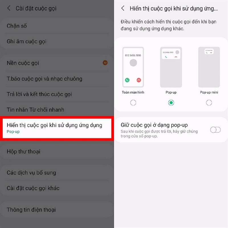 Chỉnh thông báo Pop Up trên Galaxy A32 Chỉnh thông báo Pop Up trên Galaxy A32