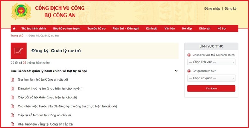 BCA cũng sẽ tiếp nhận hồ sơ đăng ký cư trú từ cổng dịch vụ công BCA cũng sẽ tiếp nhận hồ sơ đăng ký cư trú từ cổng dịch vụ công