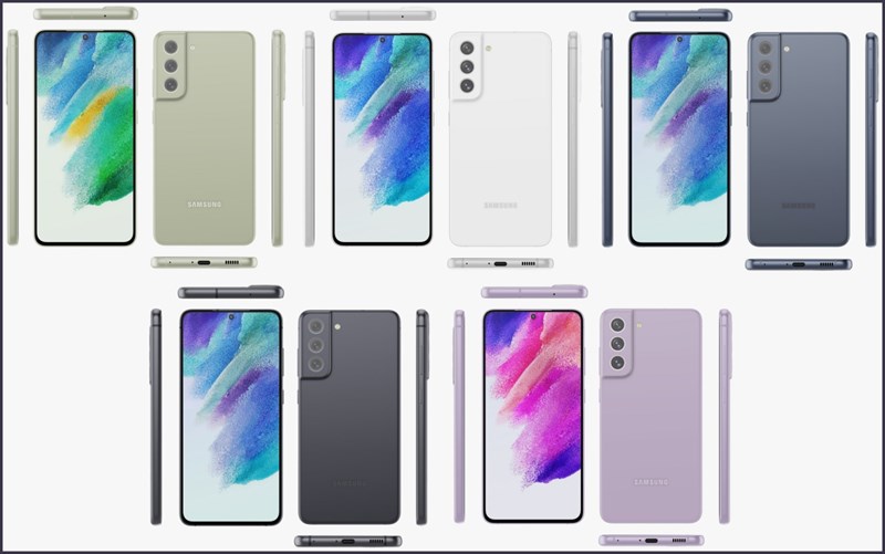 Các phiên bản màu sắc của Galaxy S21 FE rò rỉ trước đó