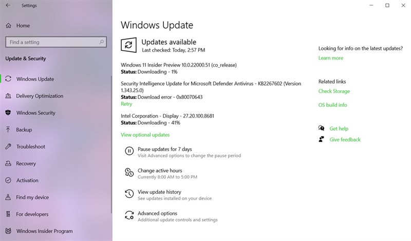 Cách cập nhật Windows 11 Insider Preview-7 Cách cập nhật Windows 11 Insider Preview-7