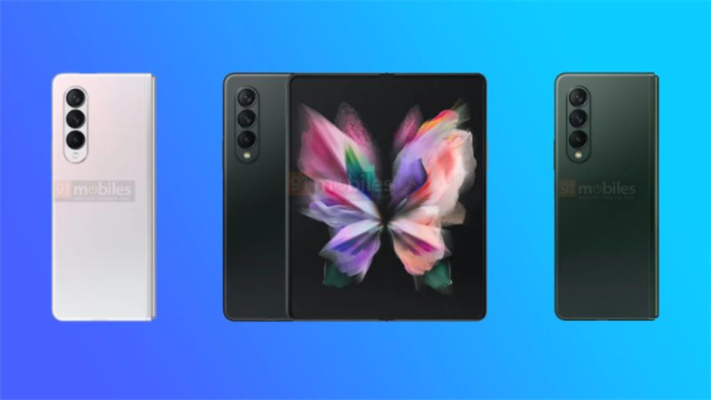 Galaxy Z Fold 3 lộ diện 3 màu sắc chính thức