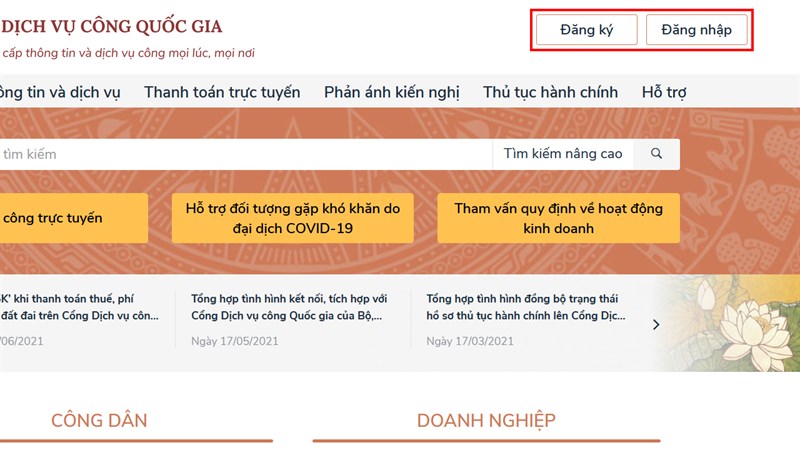 Cách cấp giấy khai sinh trực tuyến-1 Cách cấp giấy khai sinh trực tuyến-1