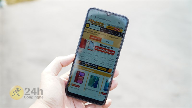 Màn hình của Realme C25s Màn hình của Realme C25s
