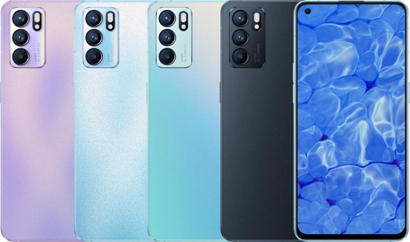 Các phiên bản màu sắc của OPPO Reno6 5G Các phiên bản màu sắc của OPPO Reno6 5G