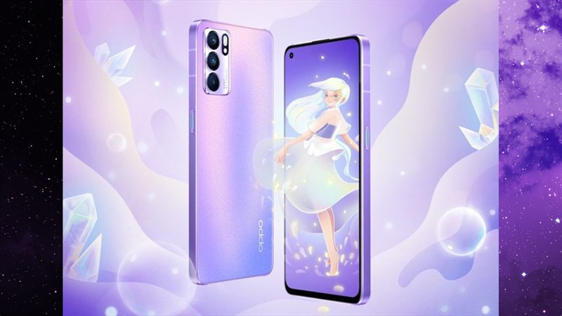 OPPO Reno6 5G Purple Star ra mắt: Giá bán không đổi, có cả hộp quà xịn sò Purple Star Fantasy Limited OPPO Reno6 5G Purple Star ra mắt: Giá bán không đổi, có cả hộp quà xịn sò Purple Star Fantasy Limited