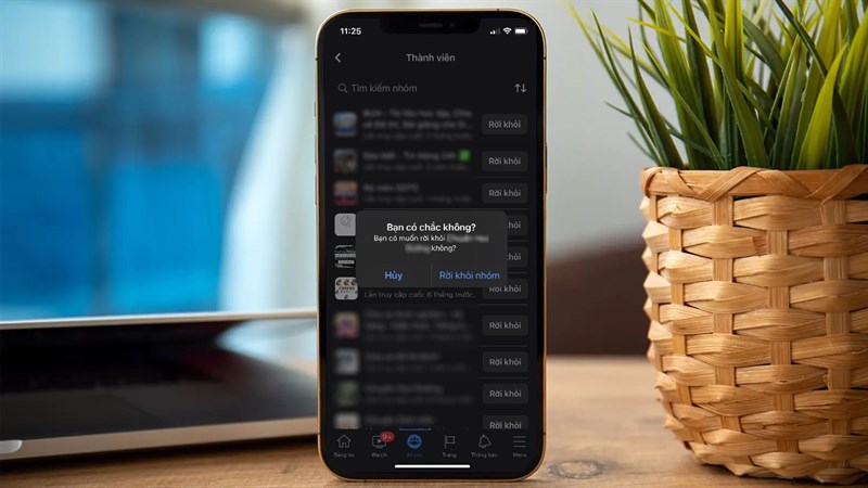 Cách rời nhóm trên Facebook iPhone Cách rời nhóm trên Facebook iPhone