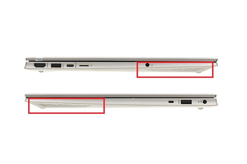 Vị trí đặt loa của HP Pavilion 15. Vị trí đặt loa của HP Pavilion 15.