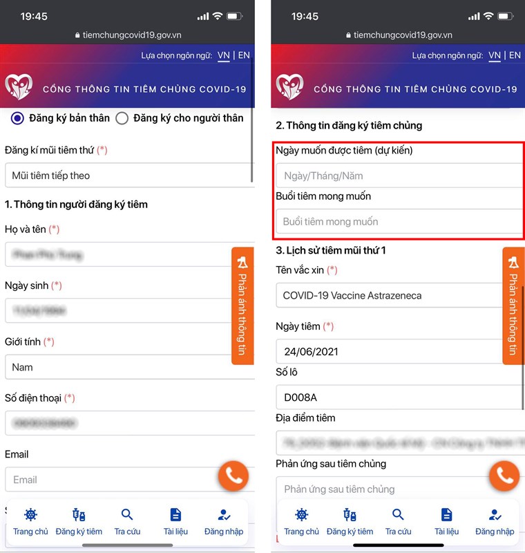 Cách đăng ký tiêm vaccine Covid-19 mũi 2