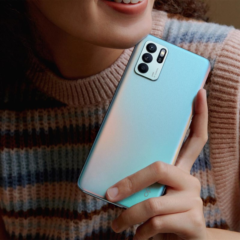 Thiết kế tổng thể của OPPO Reno6 Z 5G Thiết kế tổng thể của OPPO Reno6 Z 5G