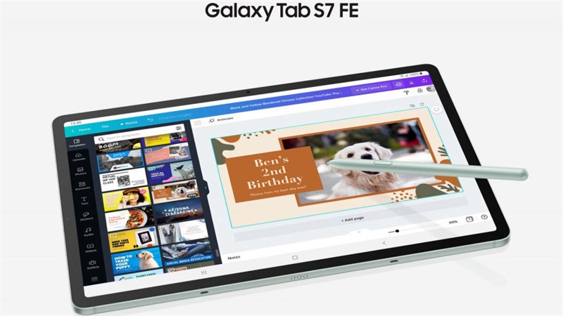 Samsung Galaxy Tab S7 FE: Màn hình ‘siêu to khổng lồ’, pin khủng như sạc dự phòng 10.090 mAh, phiên bản giá tốt của Tab S7 Samsung Galaxy Tab S7 FE: Màn hình ‘siêu to khổng lồ’, pin khủng như sạc dự phòng 10.090 mAh, phiên bản giá tốt của Tab S7
