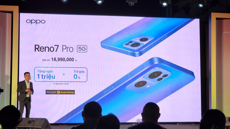 Giá OPPO Reno7 Pro 5G tại thị trường Việt Nam.