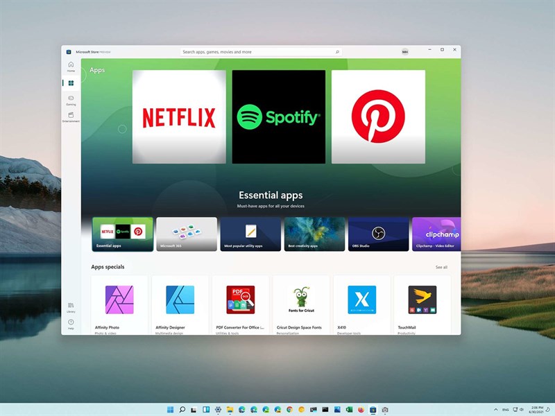 Kho ứng dụng mới trên Windows 11 Kho ứng dụng mới trên Windows 11