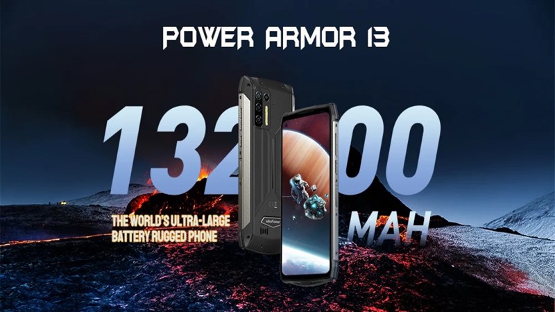 Power Armor 13 sở hữu viên pin siêu khủng lên đến 13.200 mAh.