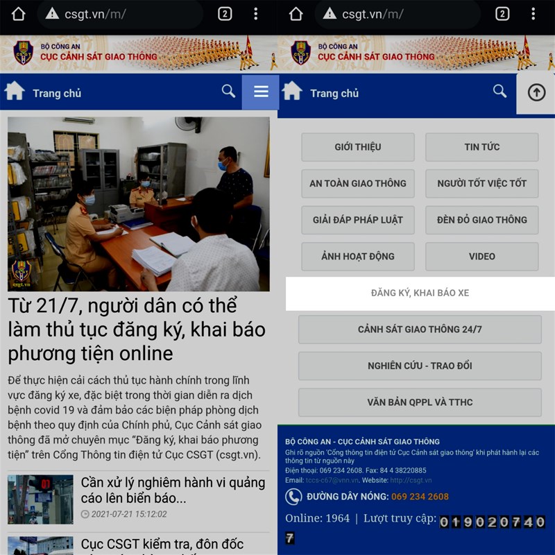 Cách khai báo chủ xe bị mất giấy tờ của xe Cách khai báo chủ xe bị mất giấy tờ của xe